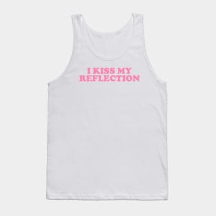 I Kiss My Reflection Y2K Tee, Girl Outfit 00s Inspired Retro Tee, Late 90s Style Tank Top